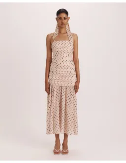 Saba Tilda Silk Cotton Midi Skirt Multi Size 8 for rent on The Volte - image 2