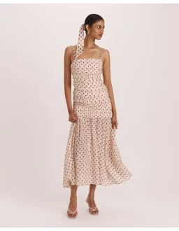 Saba Tilda Silk Cotton Midi Skirt Multi Size 8 for rent on The Volte - image 1
