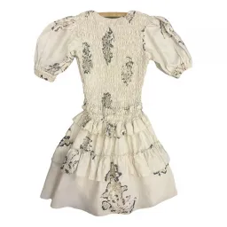 Sir The Label Aster Tee Mini Dress Bone Size 2 | AU 10 for rent on The Volte - image 3