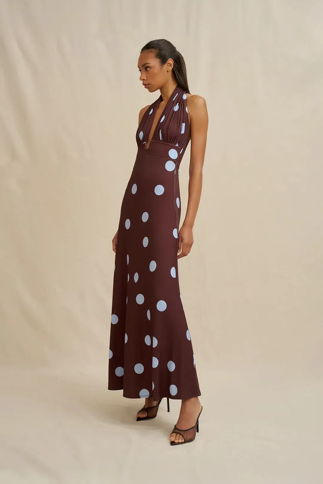 Paloma Polka Ankle Dress by By Johnny Size 8 for rent on The Volte - main image