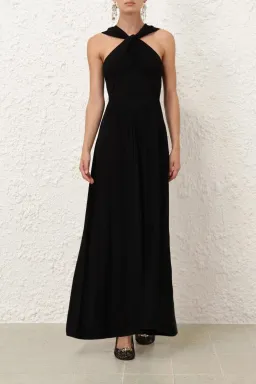 Crush Halter Neck Midi Dress By Zimmermann Size 0 for rent on The Volte - image 1