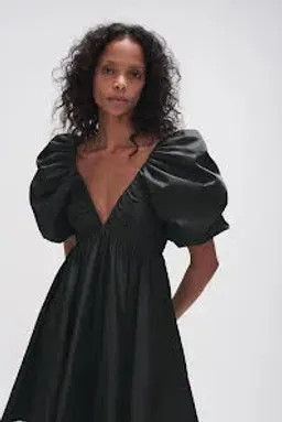 π€ AJE Gabriella Plunge Mini Dress β Black β Size AU 6 π€ for rent on The Volte - image 8