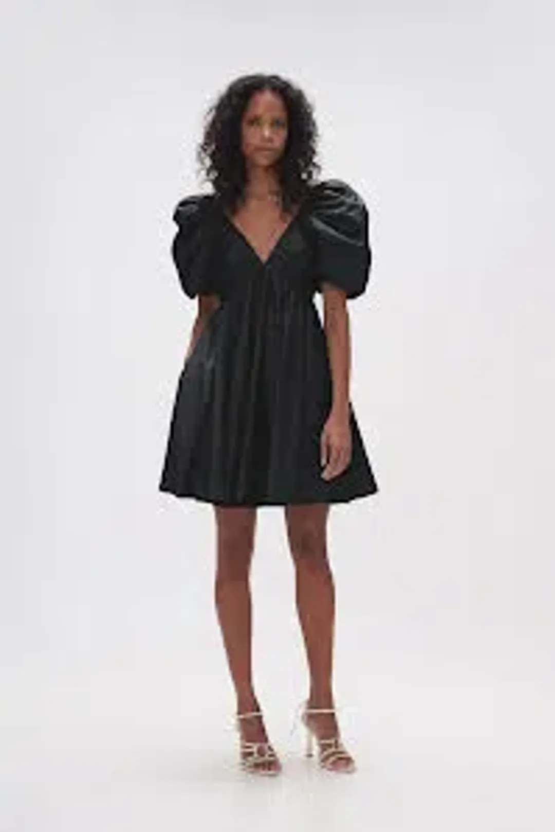 π€ AJE Gabriella Plunge Mini Dress β Black β Size AU 6 π€ for rent on The Volte - main image