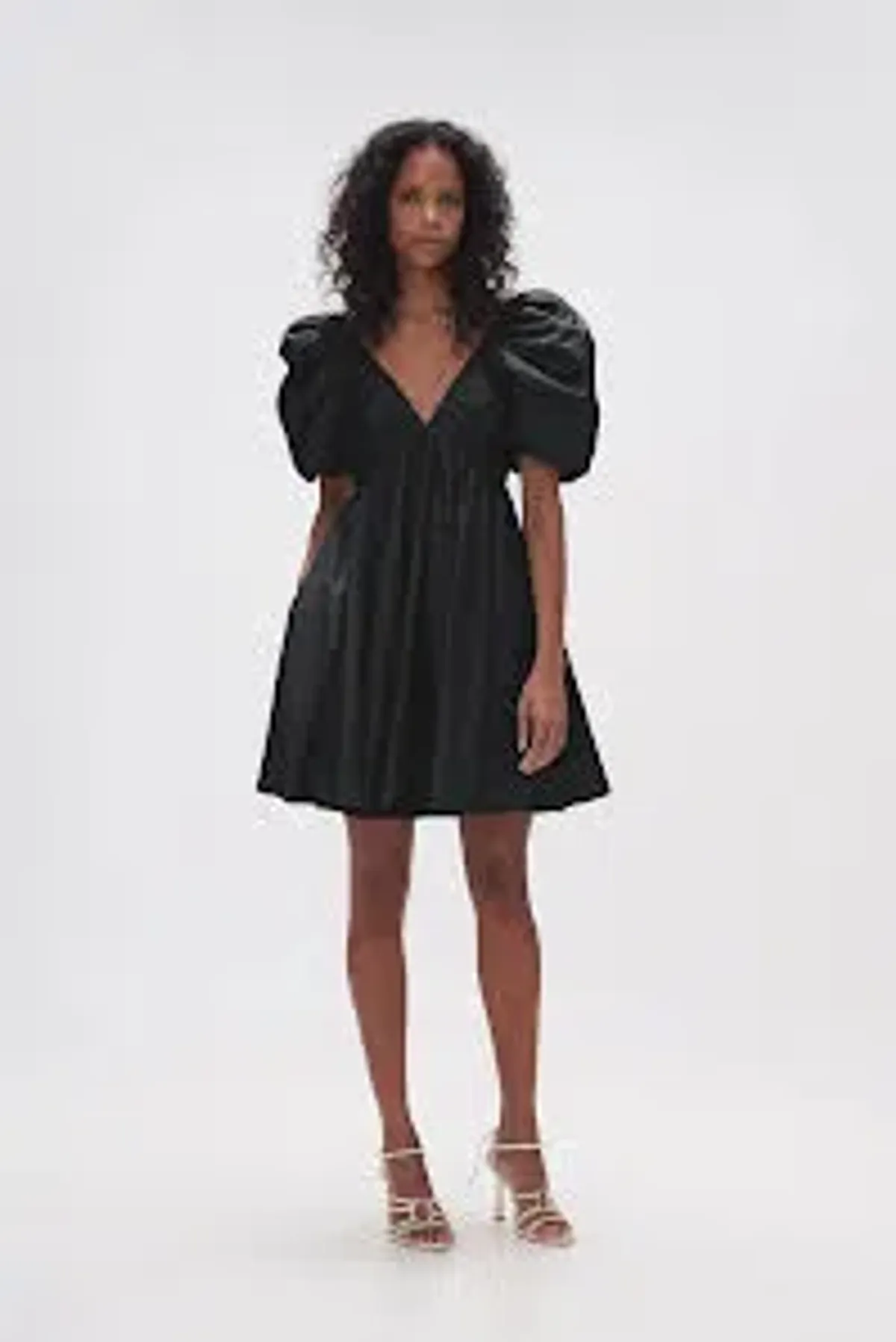 🖤 AJE Gabriella Plunge Mini Dress – Black – Size AU 6 🖤 - Image 1