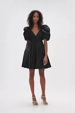 π€ AJE Gabriella Plunge Mini Dress β Black β Size AU 6 π€ for rent on The Volte - image 1