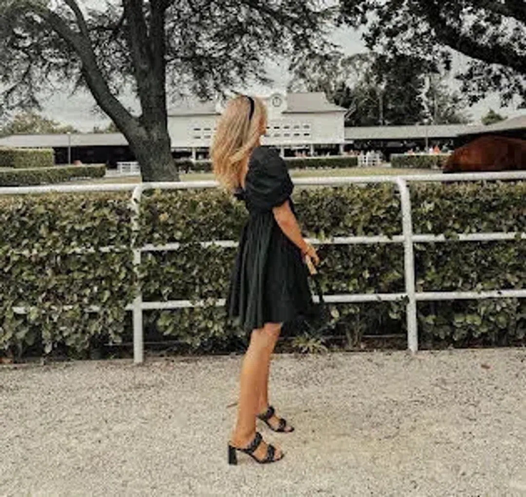 π€ AJE Gabriella Plunge Mini Dress β Black β Size AU 6 π€ for rent on The Volte - main image