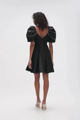 π€ AJE Gabriella Plunge Mini Dress β Black β Size AU 6 π€ for rent on The Volte - image 2