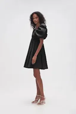 π€ AJE Gabriella Plunge Mini Dress β Black β Size AU 6 π€ for rent on The Volte - image 3