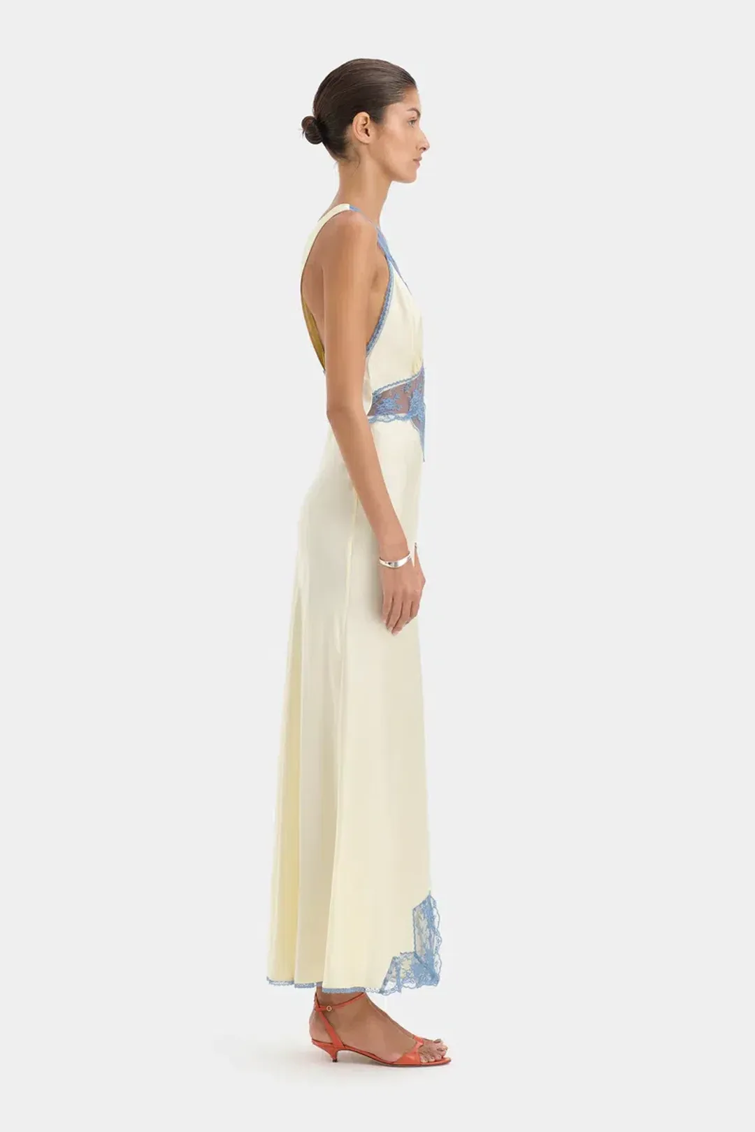 Sir Aries Cut Out Gown Butter Size 0P for rent on The Volte - main image