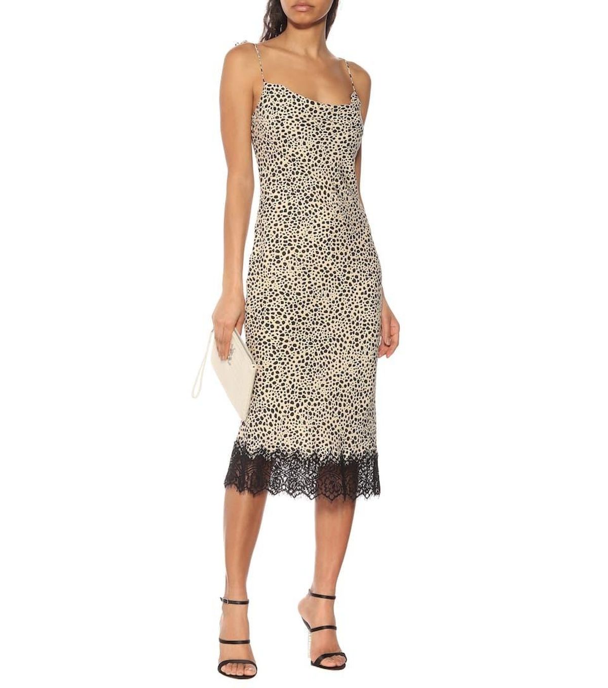 Rebecca Vallance Anya Slip Midi Dress Print Size 8 - Image 2