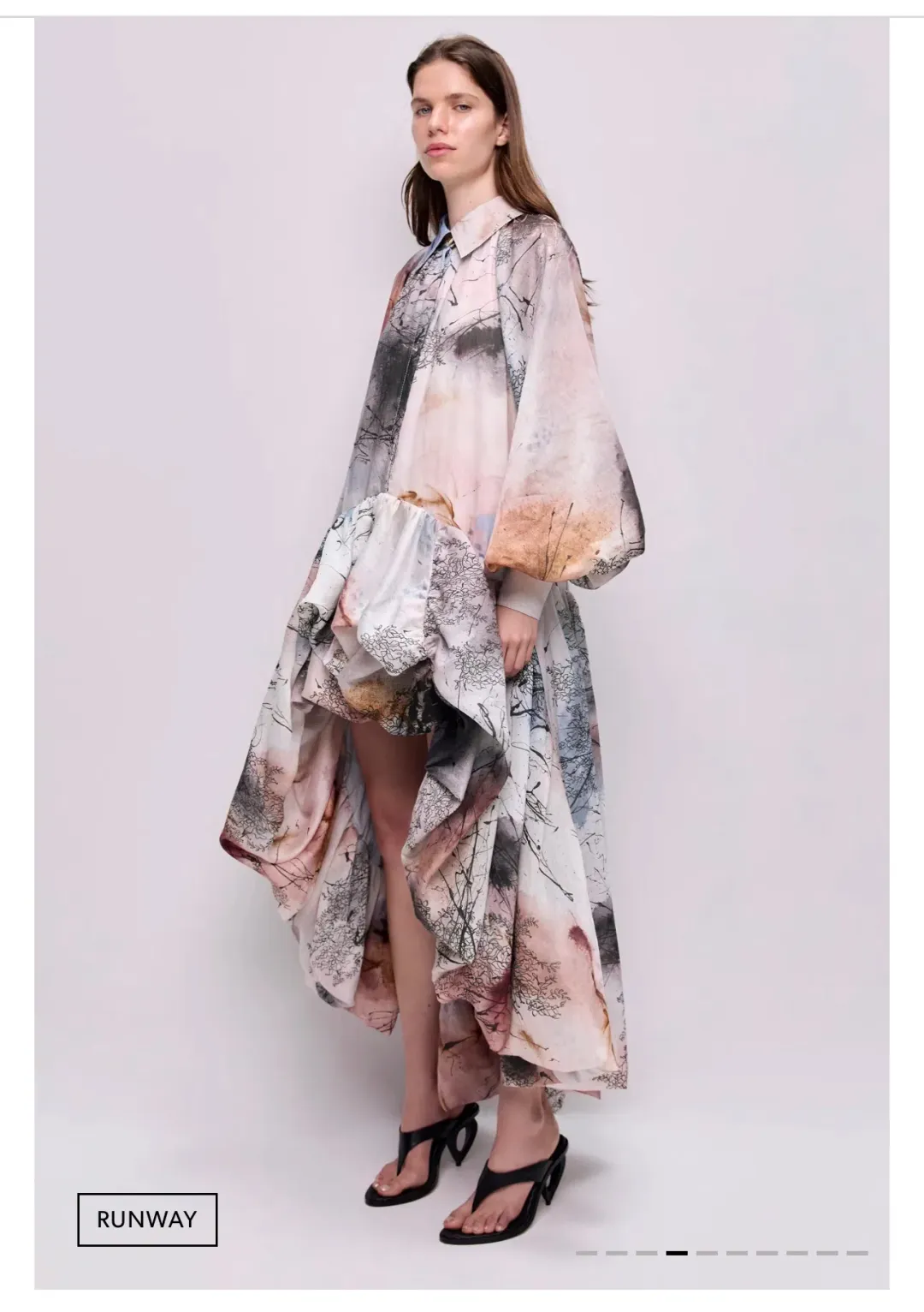 Aje Mietta Maxi Dress in Aria Natura Print Size 8 for rent on The Volte - main image