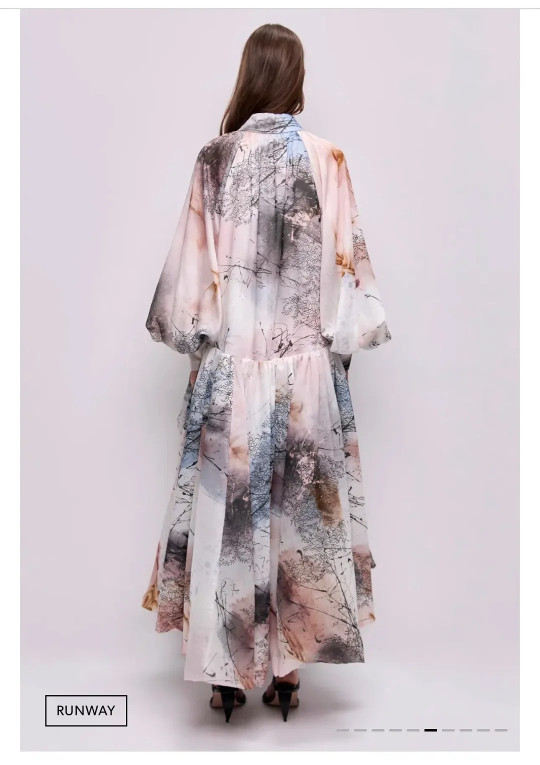 Aje Mietta Maxi Dress in Aria Natura Print Size 8 for rent on The Volte - main image