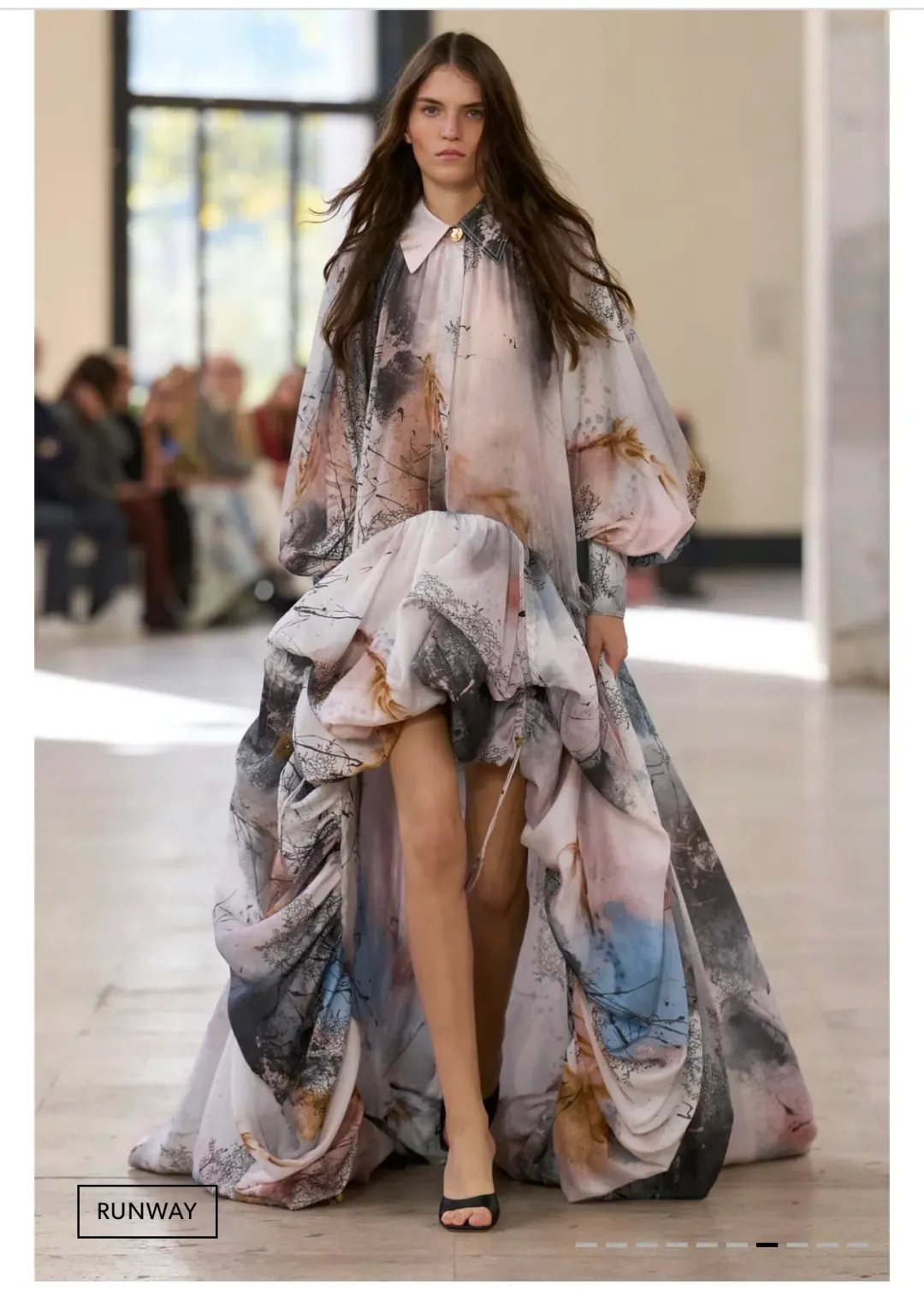 Aje Mietta Maxi Dress in Aria Natura Print Size 8 for rent on The Volte - main image
