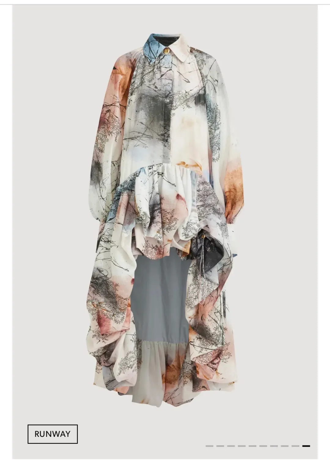 Aje Mietta Maxi Dress in Aria Natura Print Size 8 for rent on The Volte - main image