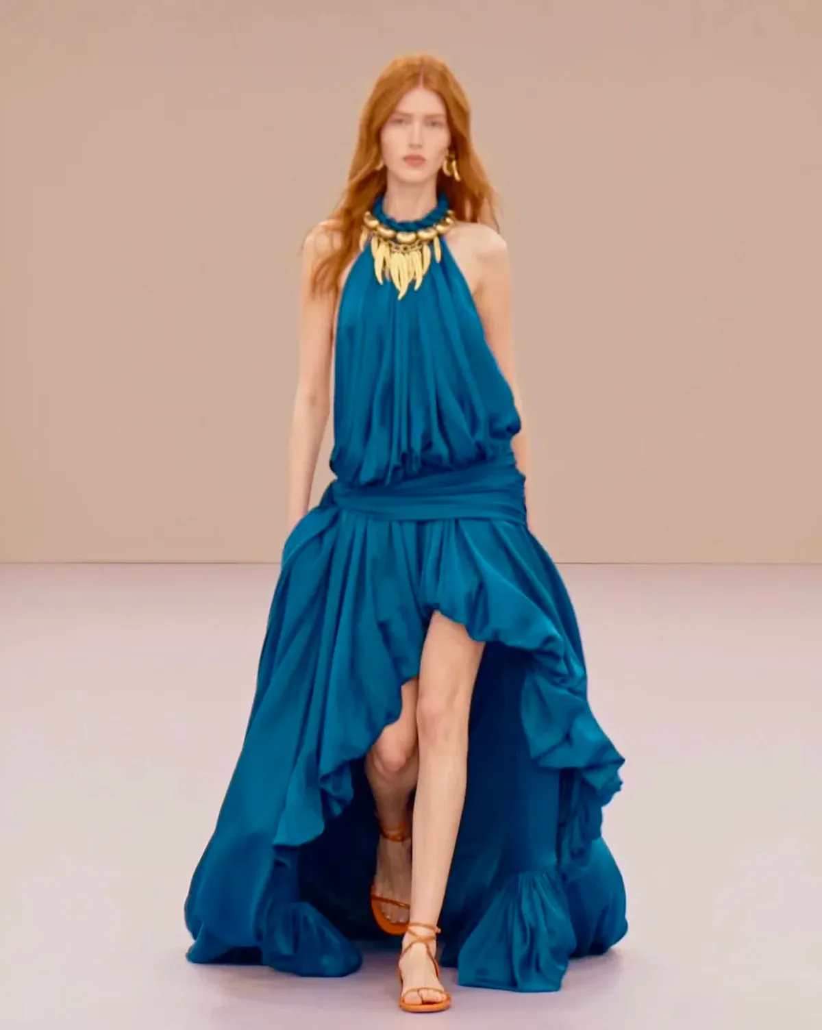 Zimmermann Alchemy Halter Dress Sailor Blue s0 - Image 1