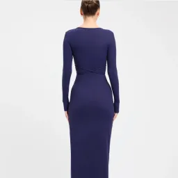 Kookai Sereya Maxi Dress Size 6 (XS) in Indigo for rent on The Volte - image 4