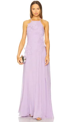 Leo Lin Amya Petal Gown Lilac AU 14 for rent on The Volte - image 1