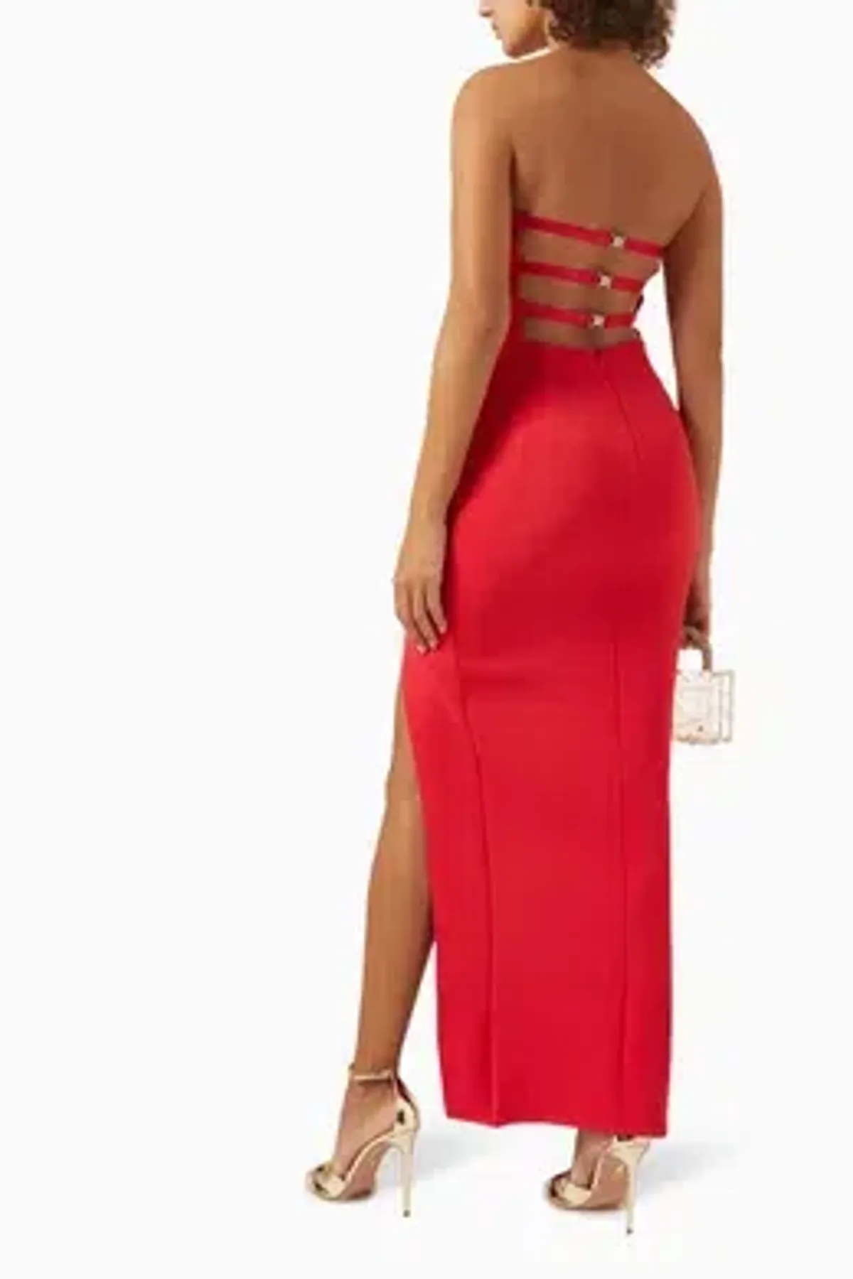 Red Claudia Elle Zeitoune maxi dress Size 6 - Image 2