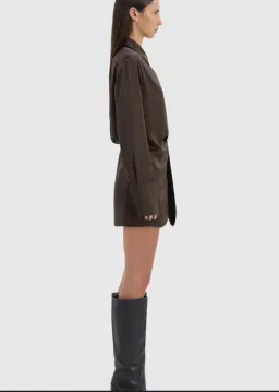 Sir Sorrento Shirtdress in Chocolate Size 2/10 for rent on The Volte - image 2