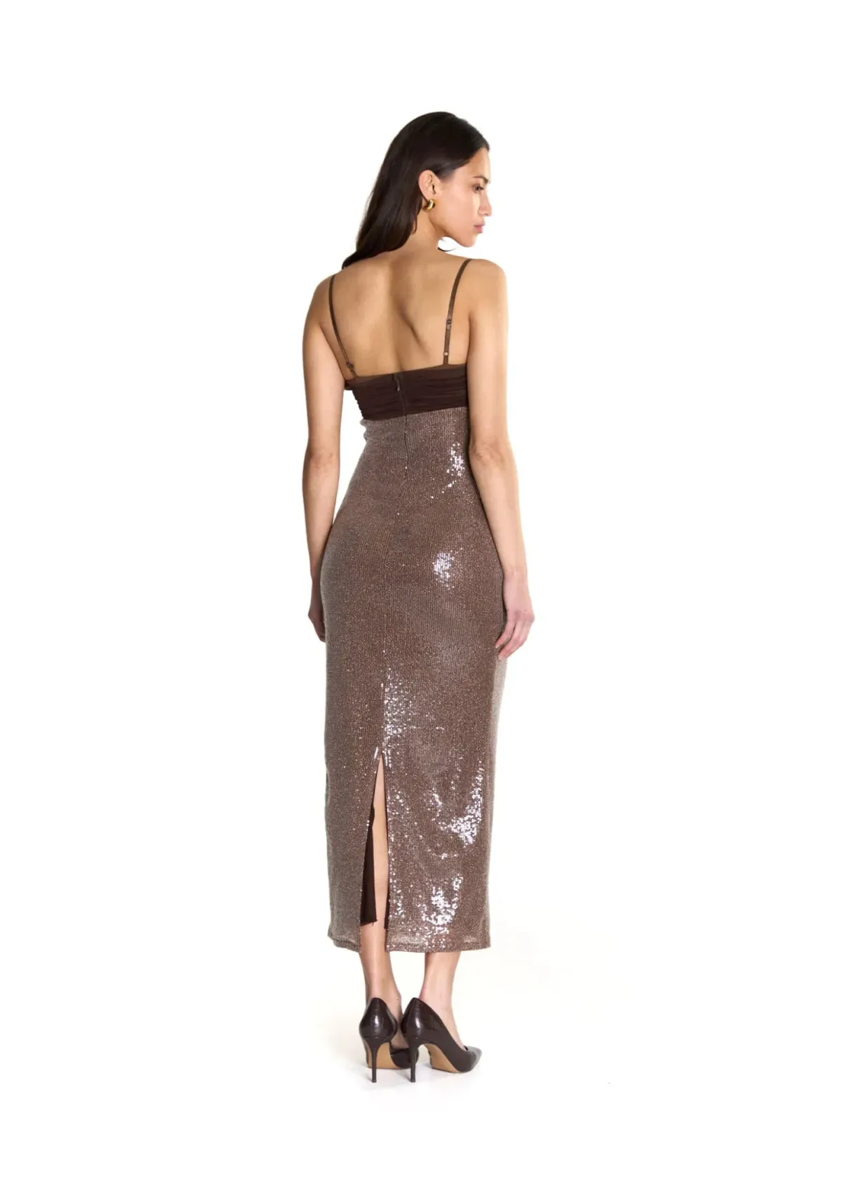 Acre Lou - DIRTY ESPRESSO MIDI DRESS - Image 3