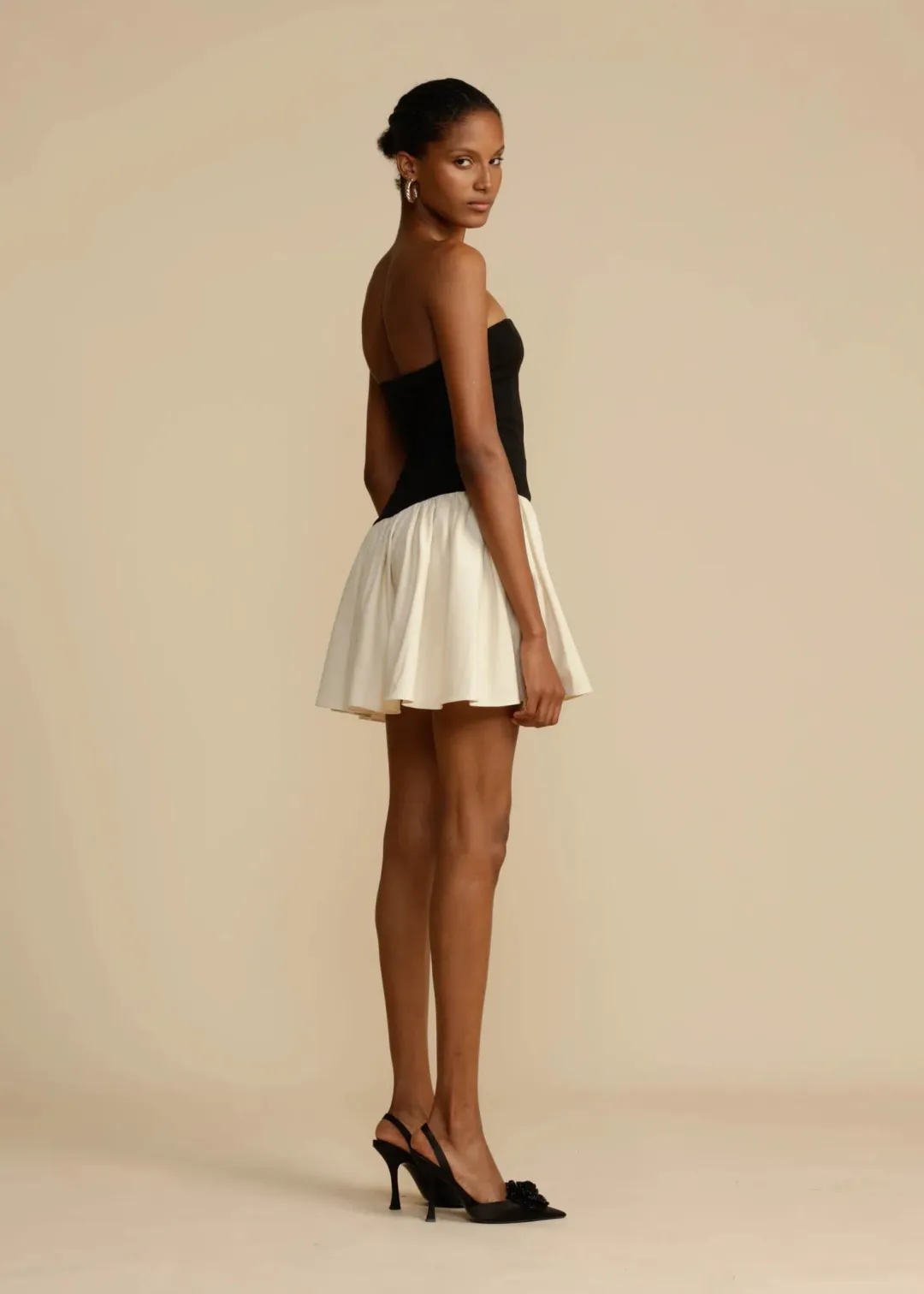 Acrina Ori - CELINE DRESS BLACK & CREAM for rent on The Volte - main image
