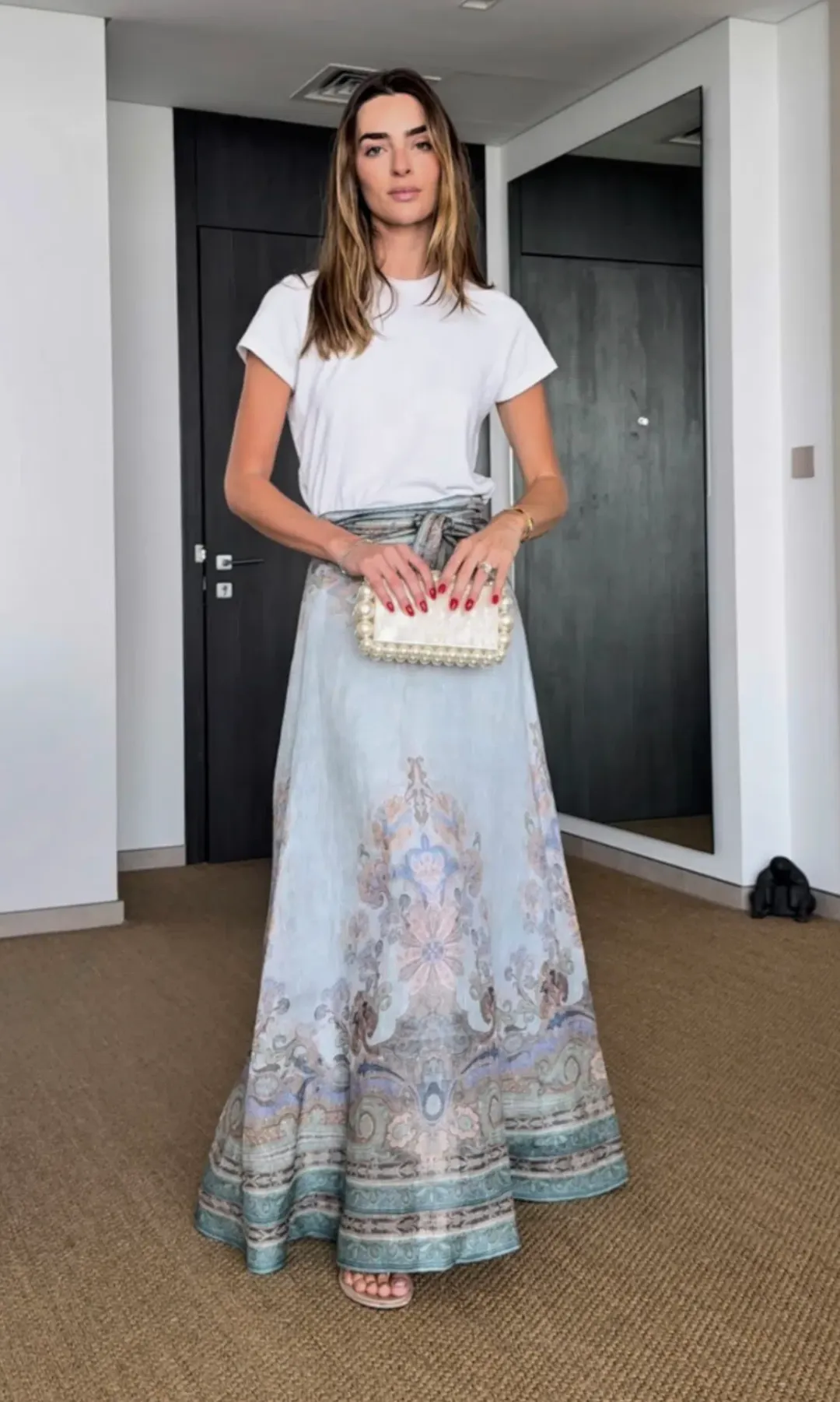 Zimmermann Eden Maxi Skirt for rent on The Volte - main image