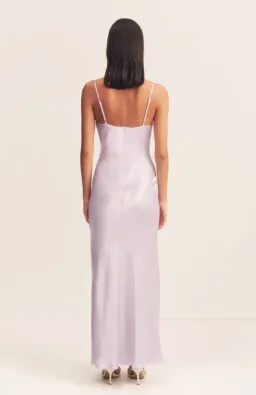 Shona Joy La Lune Cowl Neck Midi Dress - Lilac size 6 for rent on The Volte - image 4
