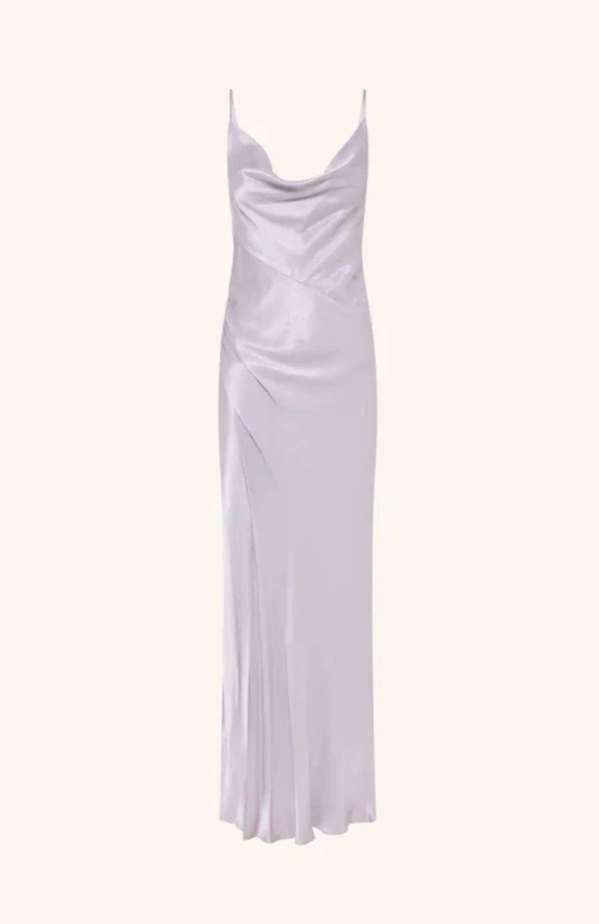 Shona Joy La Lune Cowl Neck Midi Dress - Lilac size 6 - Image 3