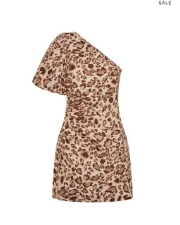 Kivari - Paris Mini Dress in Leopard for rent on The Volte - image 3