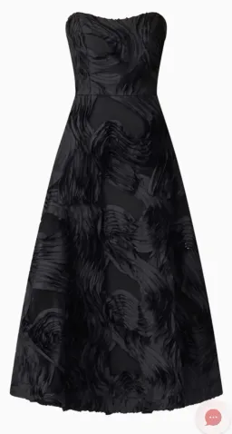 Elliatt Asher Sweetheart midi dress black size 10 for rent on The Volte - image 3