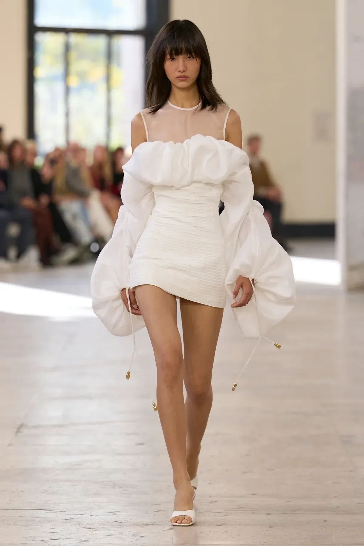 AJE Maxima Mini Dress Ivory Size 6 - Image 1