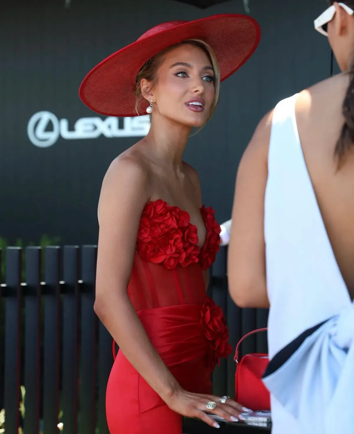 MADOH. Red midi dress - Image 8