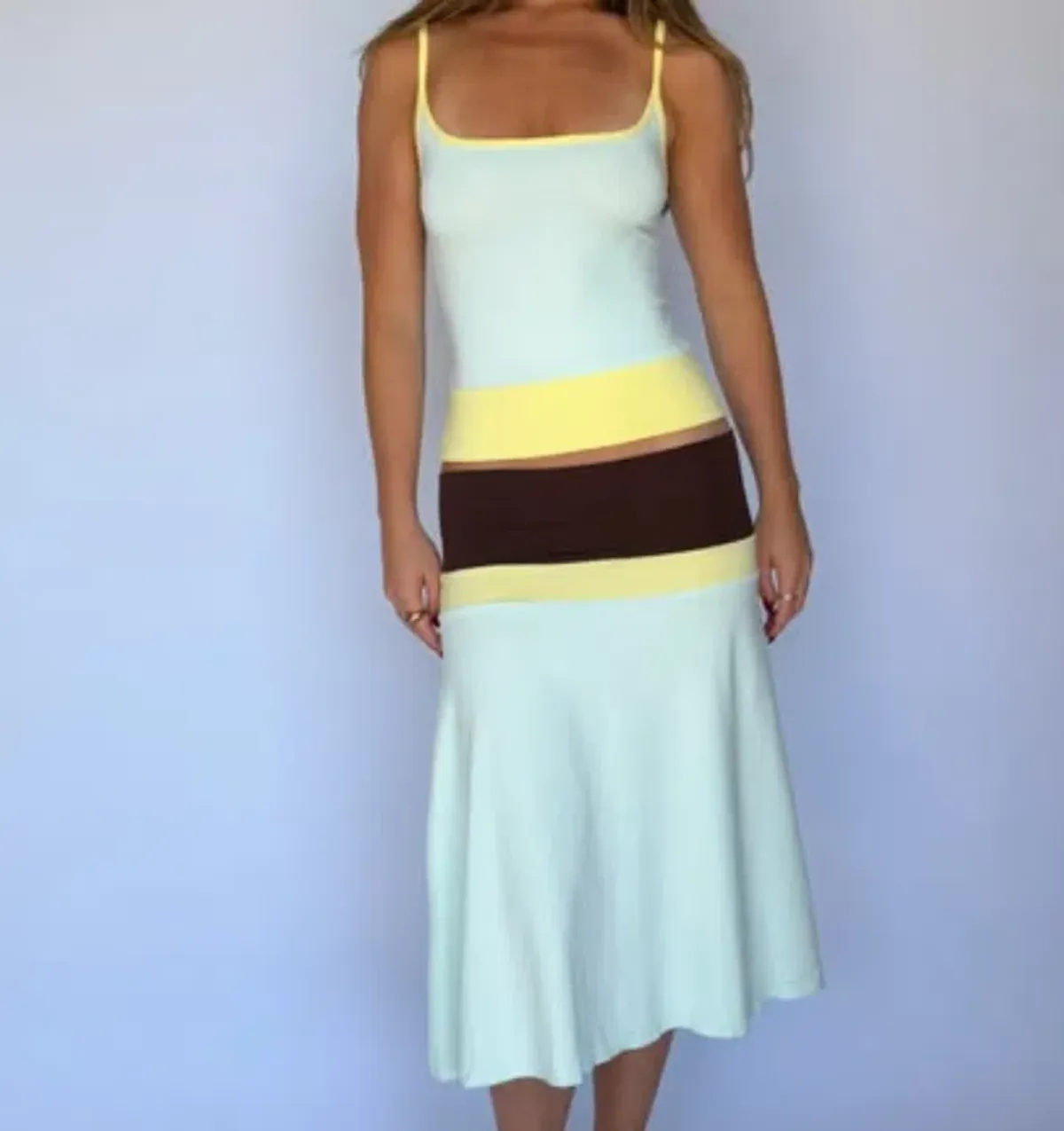 BLANCH WEAR Lucy Midi Skirt & Stella Tank Mirage - Image 1