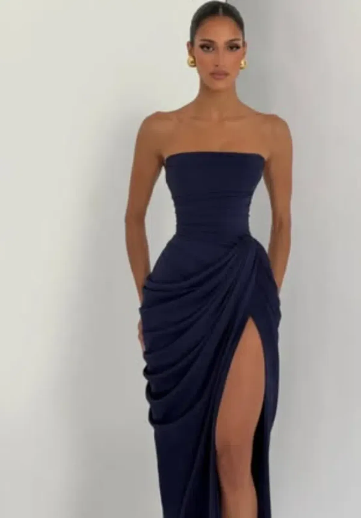 BABYBOO CYRA MAXI DRESS NAVY 6 for rent on The Volte - main image
