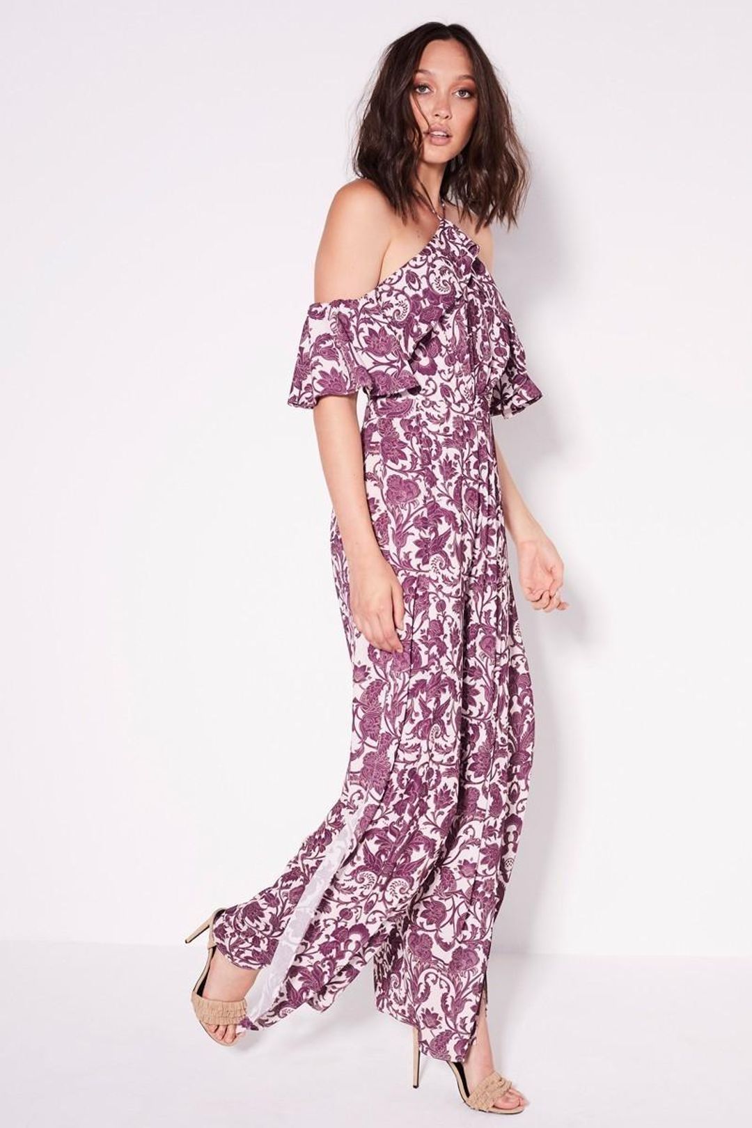 Sheike Parlour floral jumpsuit size 8 for rent on The Volte - main image