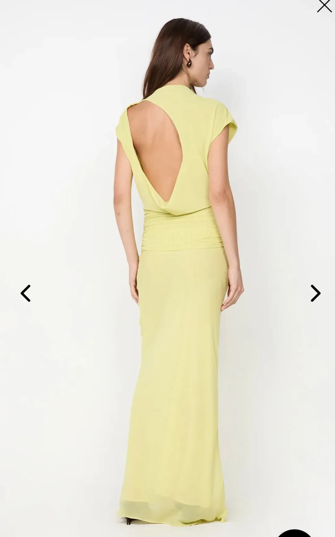BEC AND BRIDGE JENAYA ASYM DRESS CITRUS SIZE 14 for rent on The Volte - main image