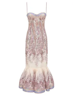 Zimmermann Alchemy Gown Cream Paisley Size 2 for rent on The Volte - image 1
