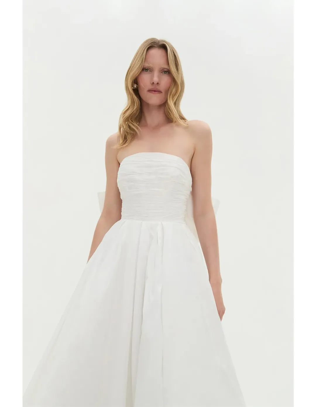 Aje Studio Thea Gown Cream Size 14 for rent on The Volte - main image