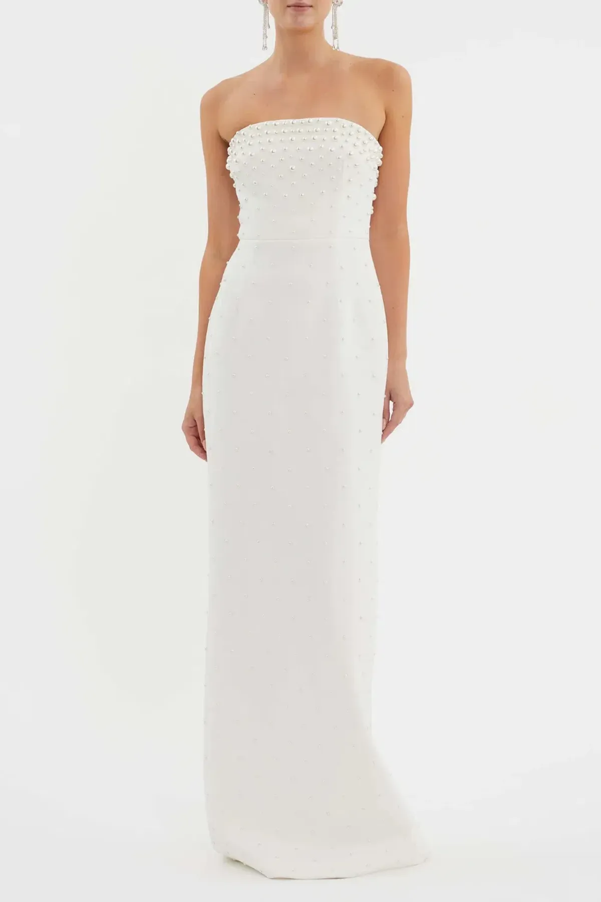 Therese Pearl Gown by Rebecca Vallance Size 8 - Image 1