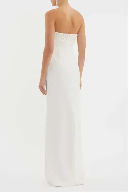 Therese Pearl Gown by Rebecca Vallance Size 8 for rent on The Volte - image 3
