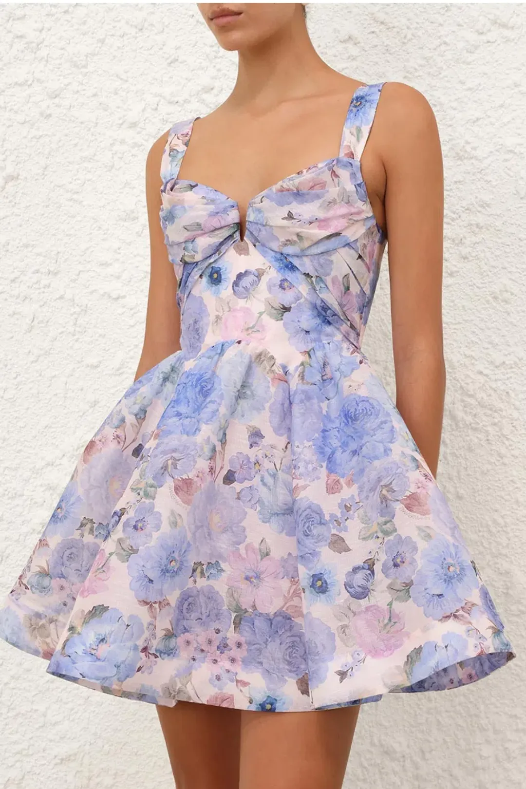 Rebellion Drape Mini Dress by Zimmermann Size 8 for rent on The Volte - main image