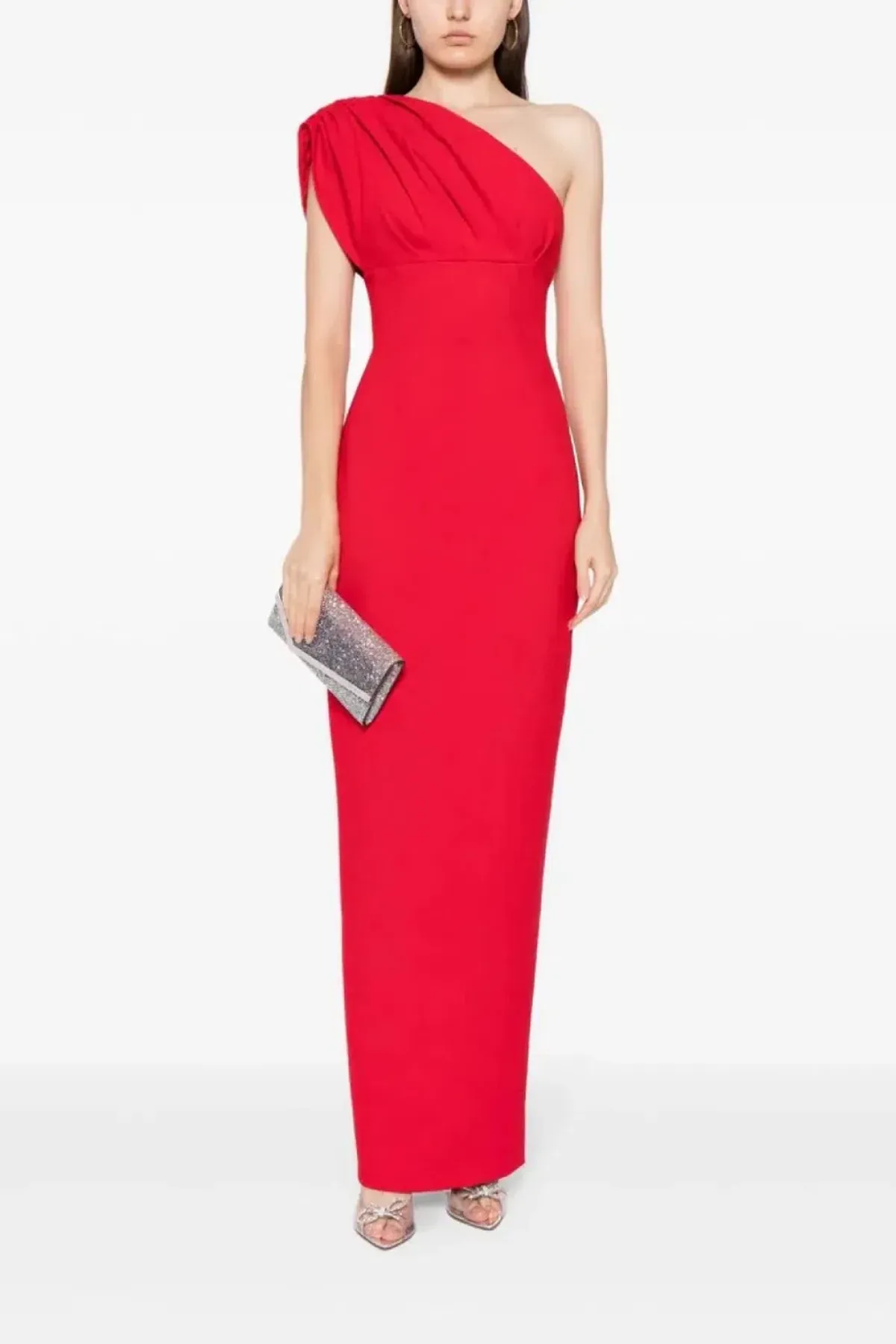Rachel Gilbert Winnie Maxi Gown in Coral Size 8 - Image 1