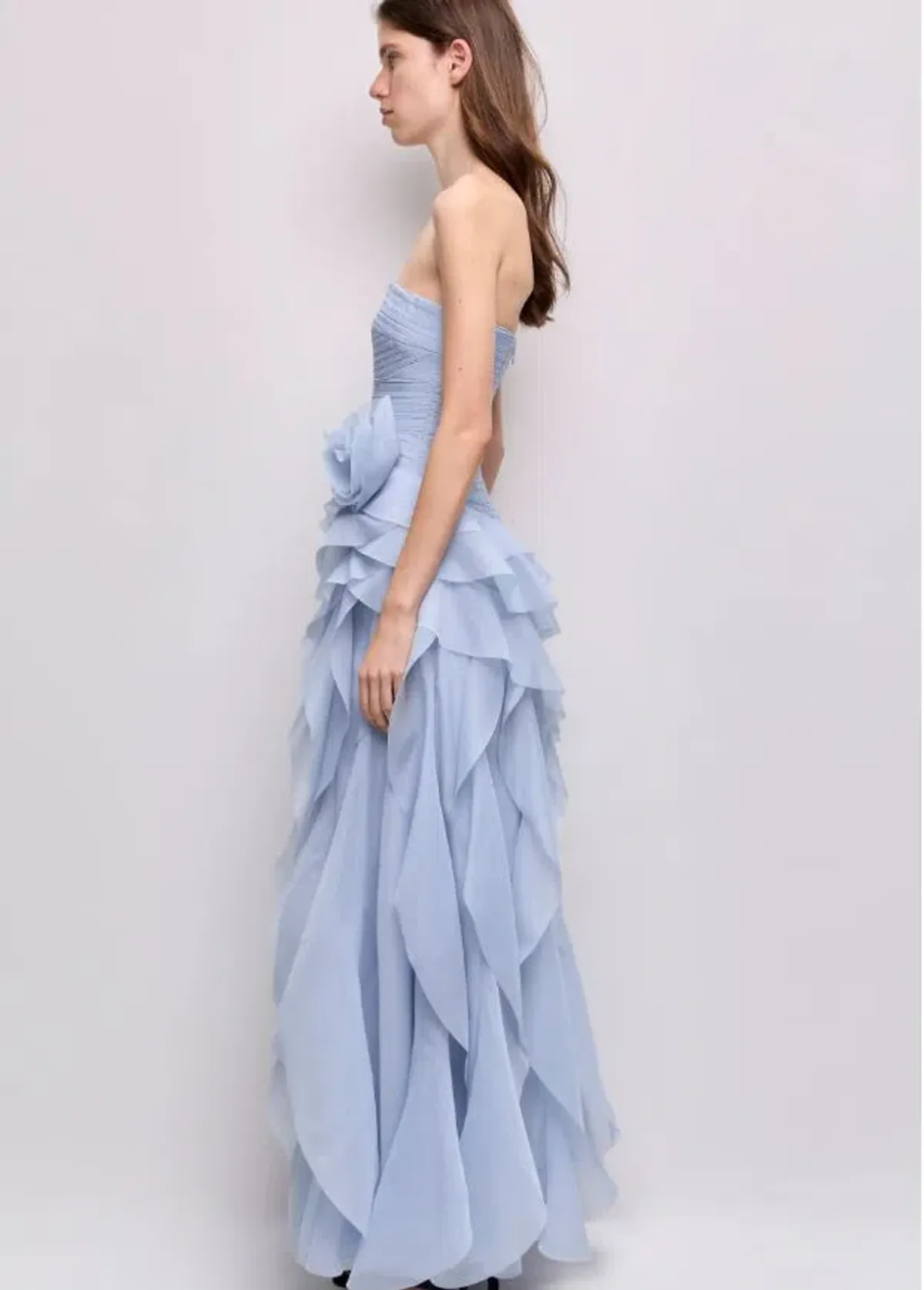 Aje Canyon Gown in Blue Size 8 - Image 4