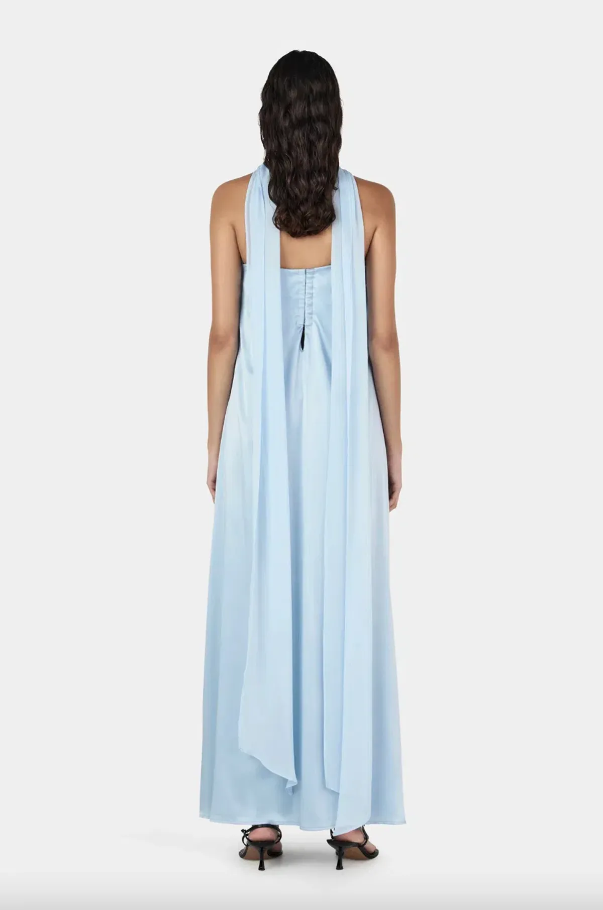 Hansen & Gretal Ischia Dress Blue Size S/AU 8 - Image 4