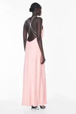 First Dance Cowl Dress by Manning Cartell Size 8 for rent on The Volte - image 5
