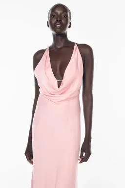First Dance Cowl Dress by Manning Cartell Size 8 for rent on The Volte - image 6