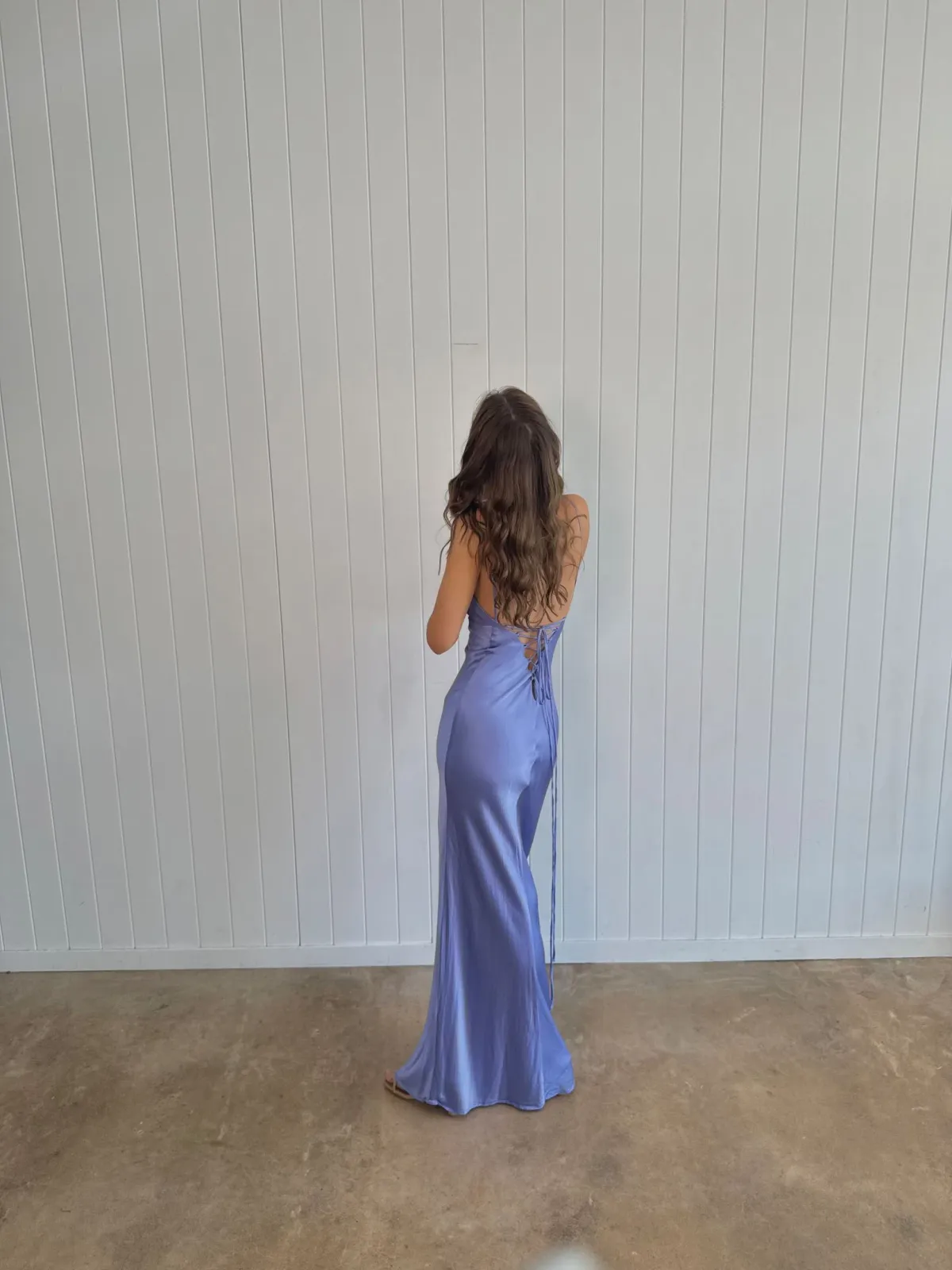 Meshki Purple Satin Maxi Size XSmall - Image 4