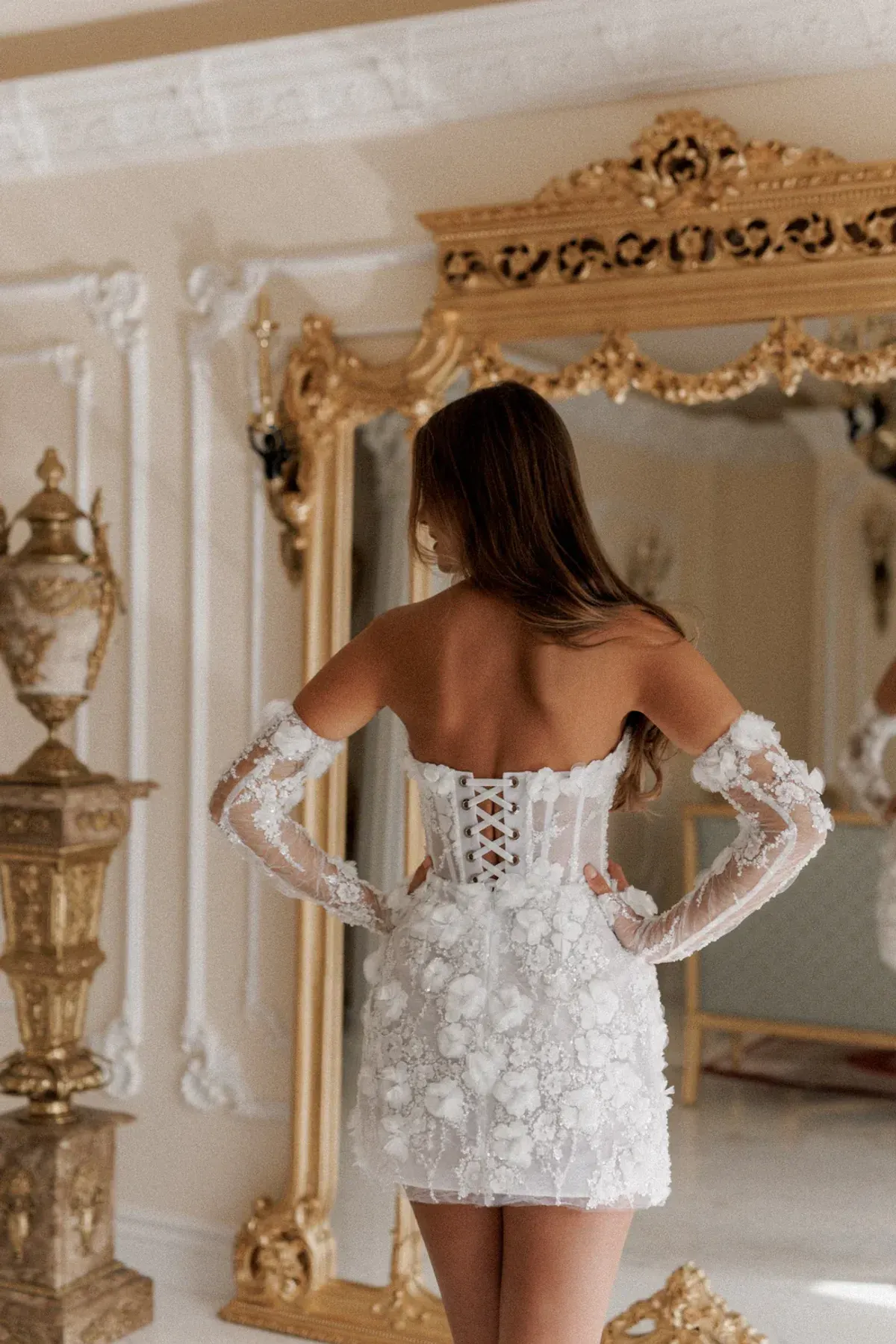 Rosie Etienne Isabelle Bridal Mini UK8/US4 - Image 3