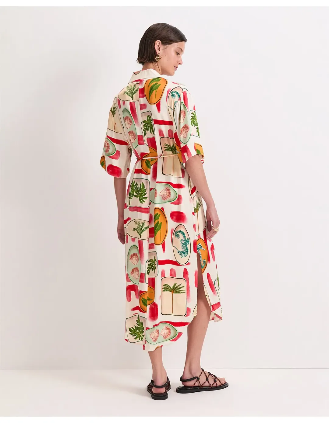 Sportscraft Bliss Shirt Mini Dress Multi Size 14 for rent on The Volte - main image