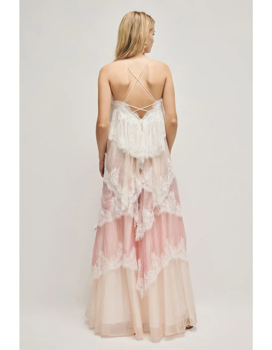 Aje Ophelia Lace Gown Multi Size 12 for rent on The Volte - main image